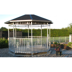 Stor pavillon med m�nster