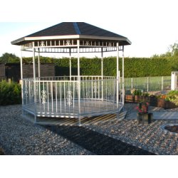 Stor pavillon med mnster